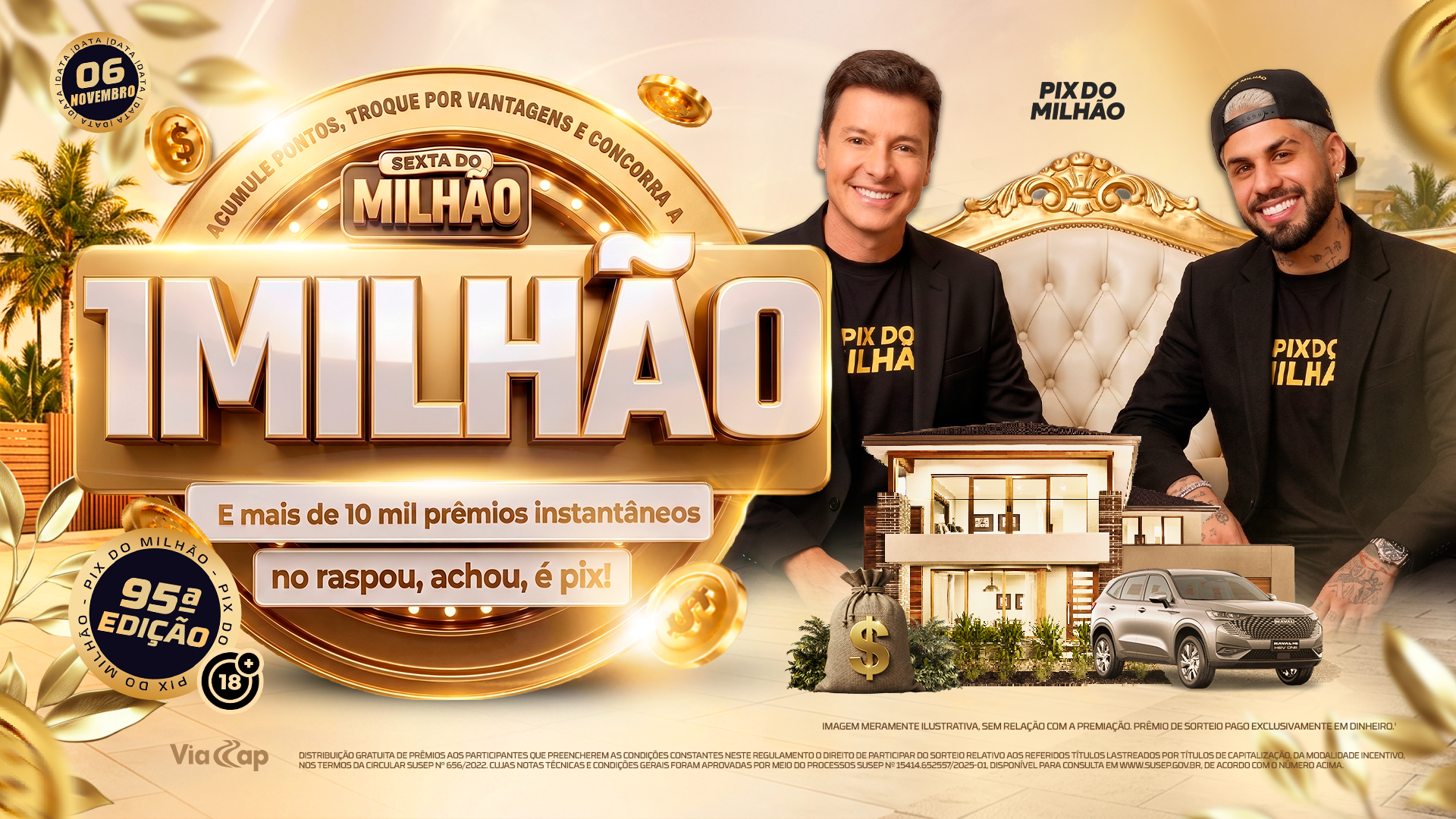Concorra a R$ 1.000.000 - Pix do Milhão 51ª Edição
